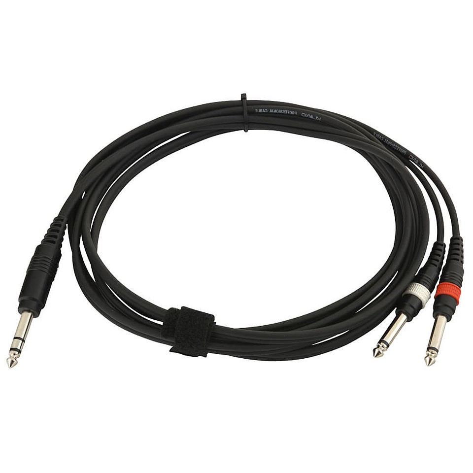 Штекер Y-Kabel Klang Jack stereo - 2x штекер jack 3 м Кабель NEU 2090₽