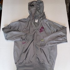 Nike NSW Sport Essentials Windrunner Jacket Mens Size Small Hooded DM6867-073