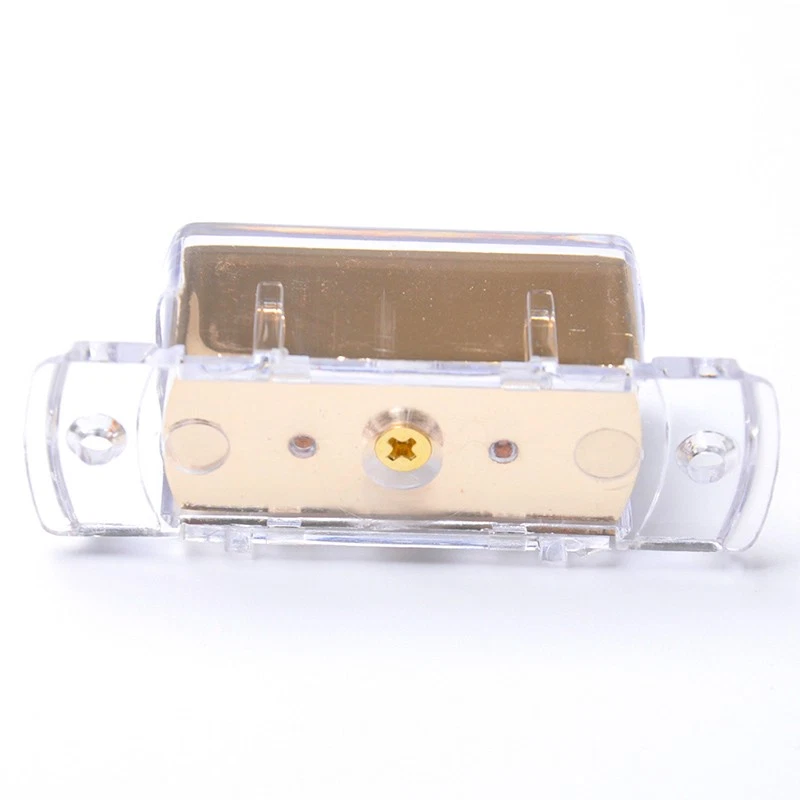 Car Audio Stereo Amp 4-Way Power/Ground Cable Splitter Distribution Block w/Cap - Image 4 of 4