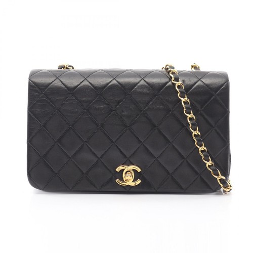 Chanel Matelasse full flap shoulder Bag lambskin sheep leather r0_0724