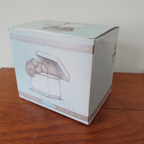 ME TO YOU TATTY TEDDY BEAR RESIN WHAT A CATCH FIGURINE BOXED BUTTERFLY CATCHING - Picture 8 of 8