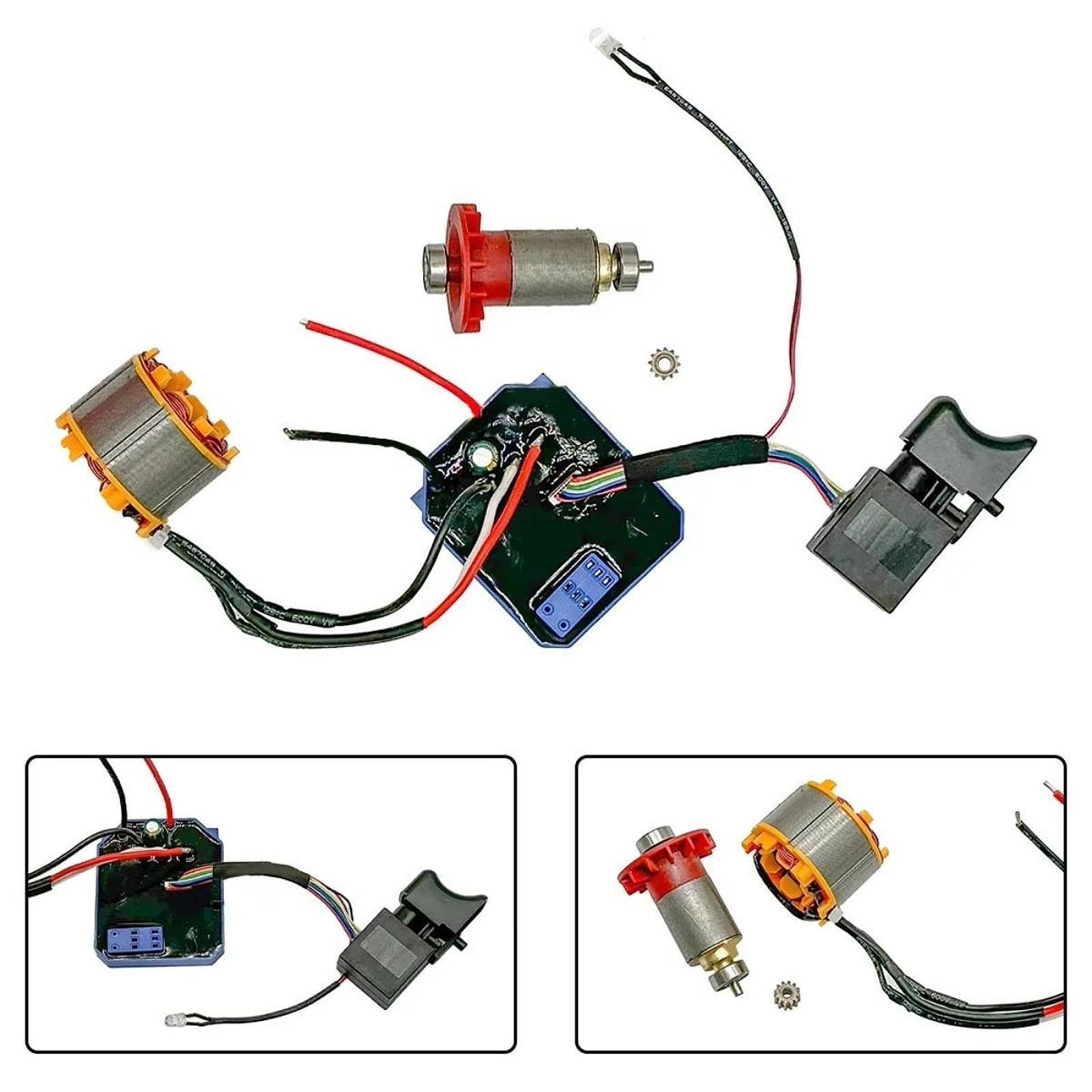 3820 Electric Drill Brushless Motor Assembly 12 Teeth Portable Replace Parts