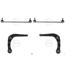 2x ABS QUERLENKER mit TRAGGELENK + KOPPELSTANGE passend für PEUGEOT 206