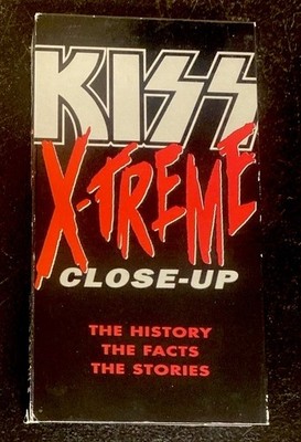 KISS Extreme Close-Up 1992 VHS Polygram Video 90 Min History Facts Stories Good