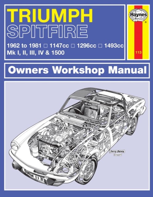 Triumph Spitfire Owners Workshop Manual PAPERBACK 9780857336224