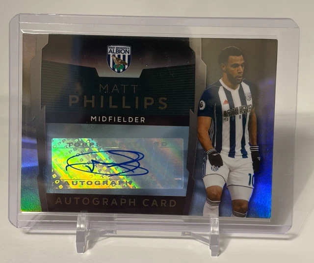 Matt Phillips Autograph Card - WBA - Topps Premier League Platinum 2017-18