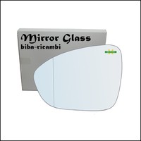 Glas RüCkspiegel Verchromt AsphäRisch Seite Sx-Guidatore Dacia Sandero