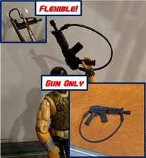 G.I. Joe  RAH Outback 1987  (Black) gun 1:18 3DPO Customs