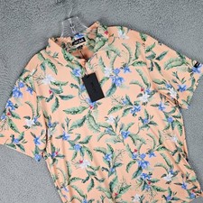 Bad Birdie Core Polo Shirt Men's XL Flora Fiesta Golf Performance BBMP001-684