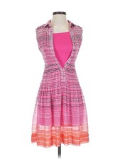 Calvin Klein Women Pink Casual Dress 0 Petites