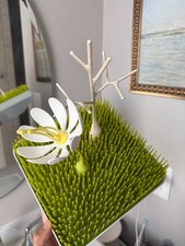 Boon Twig Grass and Lawn Drying Rack with Twig and Stem Accessories 9"x9" Green