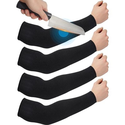 Ärmel Schnittfeste Arm Sleeves Arbeit Garten 40x10cm 2er Pack Schwarz Schutz