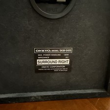 Juego de 4 altavoces envolventes izquierda y derecha Onkyo SKB-530/SKM-530S de 8 ohmios 110 W