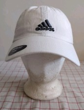 Adidas Climalite Cap Hat White Youth Adjustable Embroidered Logo