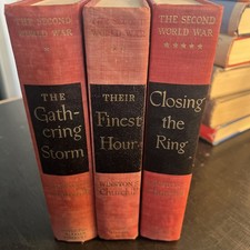 The Second World War by Winston Churchill, Partial 3/6 Volume Set 1950-1953