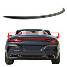 2026 Heckspoiler passend f�r BMW 8er G14 Cabriolet, SCHWARZ Glanz Flexible