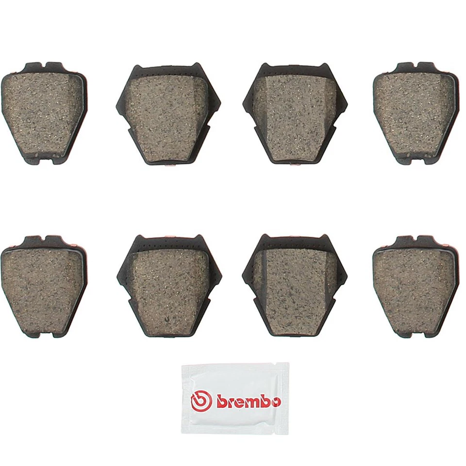 Kit de rotores de freno y pastillas de freno de cerámica para Audi S4 2002 - Brembo OE Foto 3 de 4