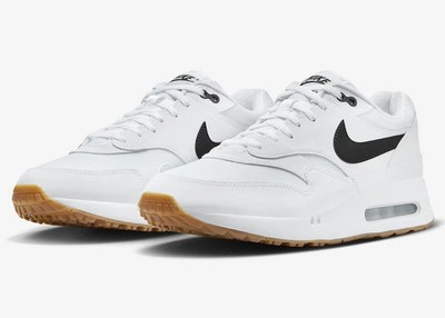 New Nike Air Max 1 '86 OG Golf Men's Multi Size White/Black-Gum FN0697-100