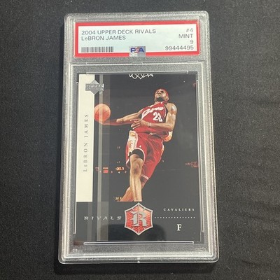 2004 UPPER DECK RIVALS #4 LEBRON JAMES PSA 9 Mint 
