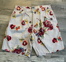 Vintage Polo by Ralph Lauren Floral Print Shorts Made in USA