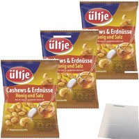 ÜLtje Cashew Erdnuss Mix Honig & Salz 3Er Pack 3X200G Packung Usy Block