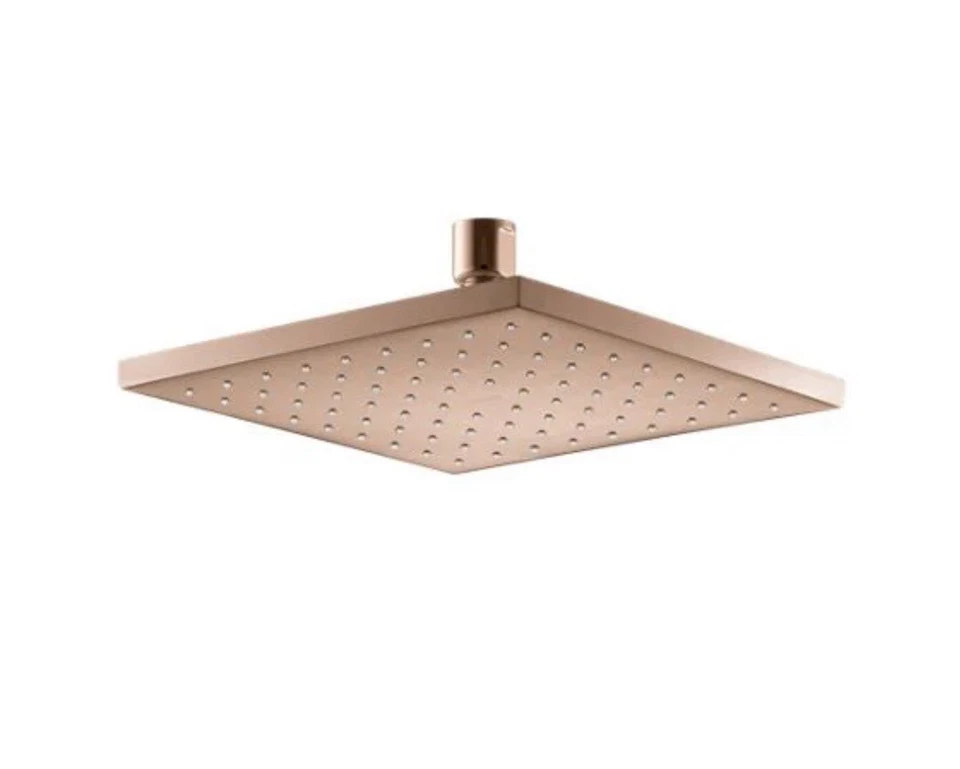 Kohler Contemporary Rose Gold 8” Square Rain Shower Head Retail MSRP $700+ - Image 2 of 4