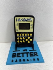 Hangman Pocket Arcade Handheld Game Electronic Video Game Tested 
