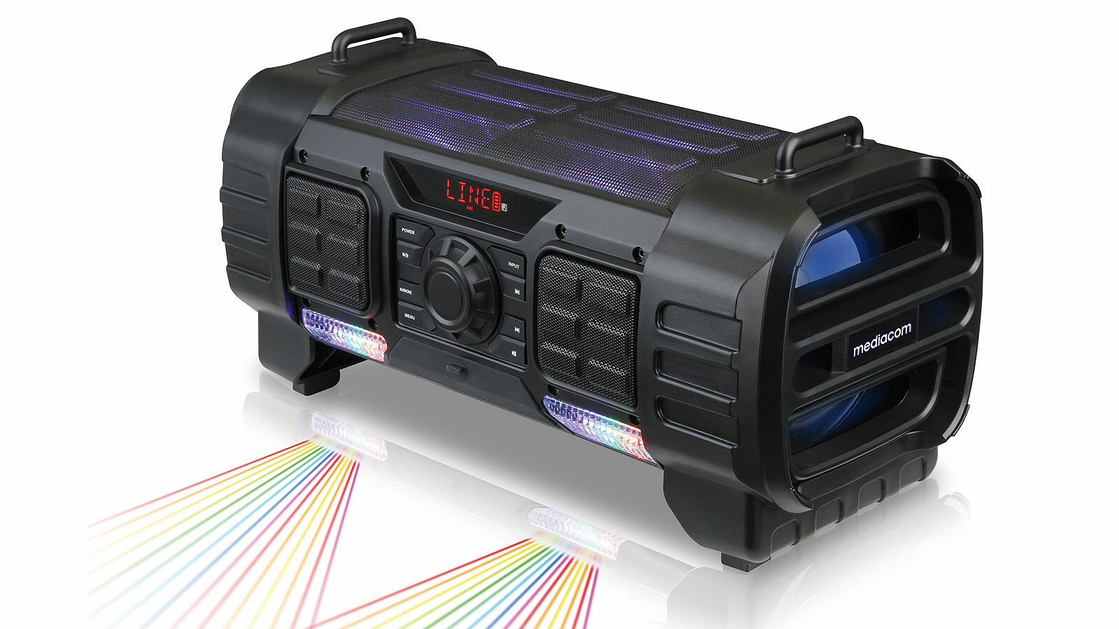 Mediacom M-ps180 Speaker MUSIC BOX PARTY con Connessione Bluetooth da 180w