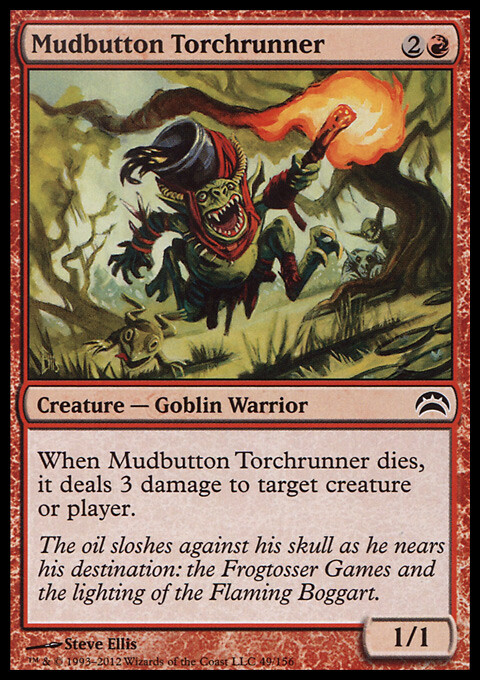 Magic the Gathering MTG Mudbutton Torchrunner (49) Planechase 2012 Edition   LP