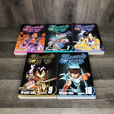 Shaman King Manga Vol 6-10 By Hiroyuki Takei (English) | eBay