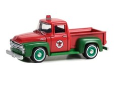 1954 Ford F-100 - Red and Green Texaco 1:64 Scale Model - Greenlight 28120A