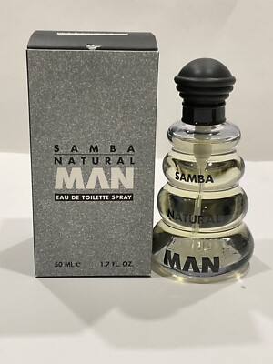 Samba Natural Man Eau se toilette oz 50 ml vintage Rare free