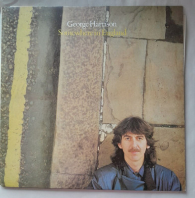 George Harrison   Somewhere In England - LP - 1st Press - Lyric Inner - EX