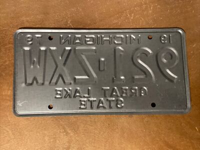 1979 1983 Michigan License Plate # 921-ZXW￼ | eBay