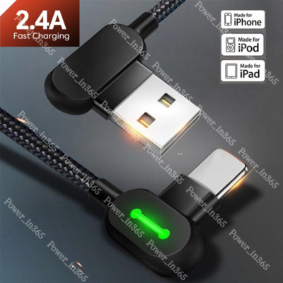 3 Pack Mcdodo 90 Degree Elbow USB Cable Charger Cord For iPhone 14 13 12 11 Pro
