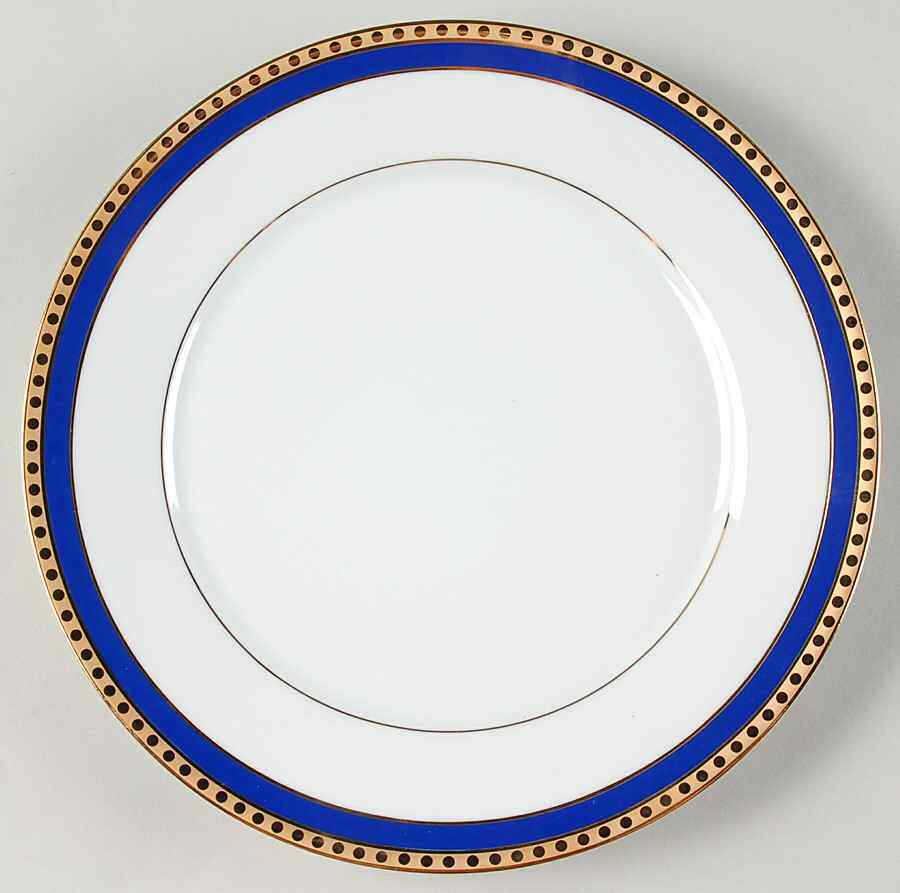 Tiffany Blue Band Salad Dessert Plate 1876885