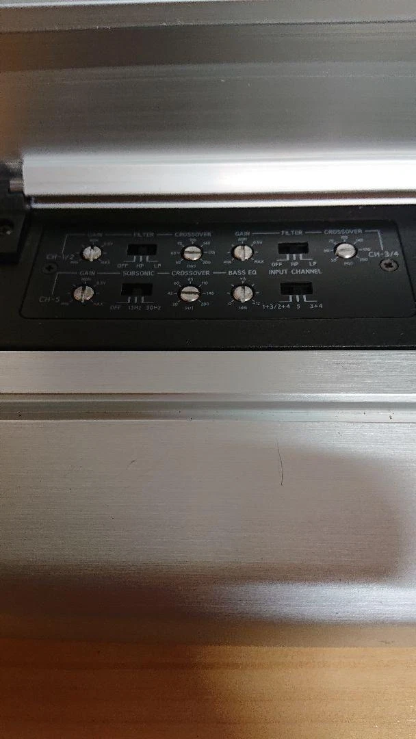 Alpine MRV-F450 5 Channel Power Amplifier No Tested Junk For Parts F/S