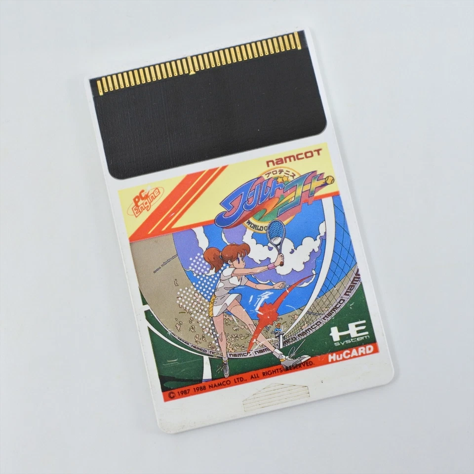 PC Engine Hu PRO TENNIS WORLD COURT Card Only pe - Image 2 of 2
