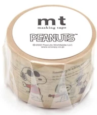 Peanuts Snoopy mt roll masking tape 30 x 7mm DIY decoration