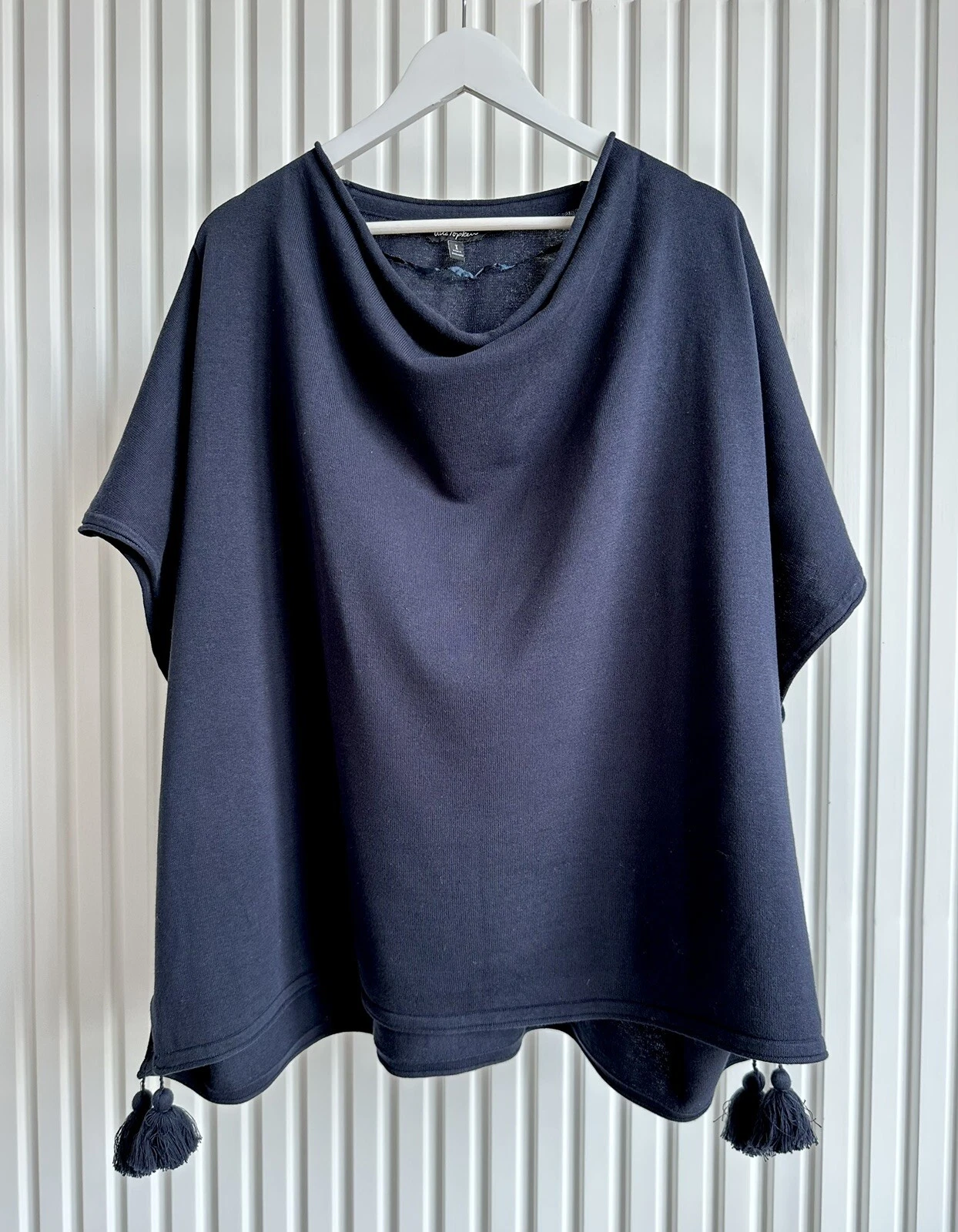 Ulla Popken Women's Poncho Sweater Jumper Size 1