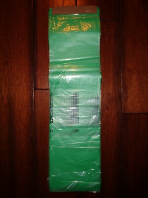 100 pack Newspaper bags 5.5'' x 19'' 0.4 mil. green, purple, yellow, orange, clear