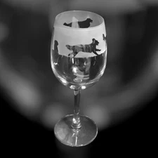 NOVA SCOTIA DUCK TOLLING RETRIEVER  Frieze Boxed 35cl Crystal Wine Glass