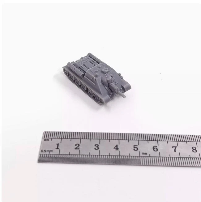 1/144 World War II Soviet Su-122 Tank Destroyer 3D Printed Model - Image 2 of 3