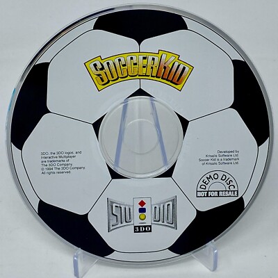 Soccer Kid (3DO, 1994) Not For Resale Demo Disc Only