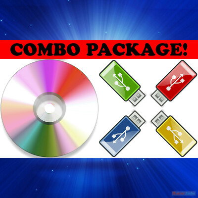 NEW & Fast Ship! System Rescue CD - Repair / Restore Hard Drive Data Loss - USB