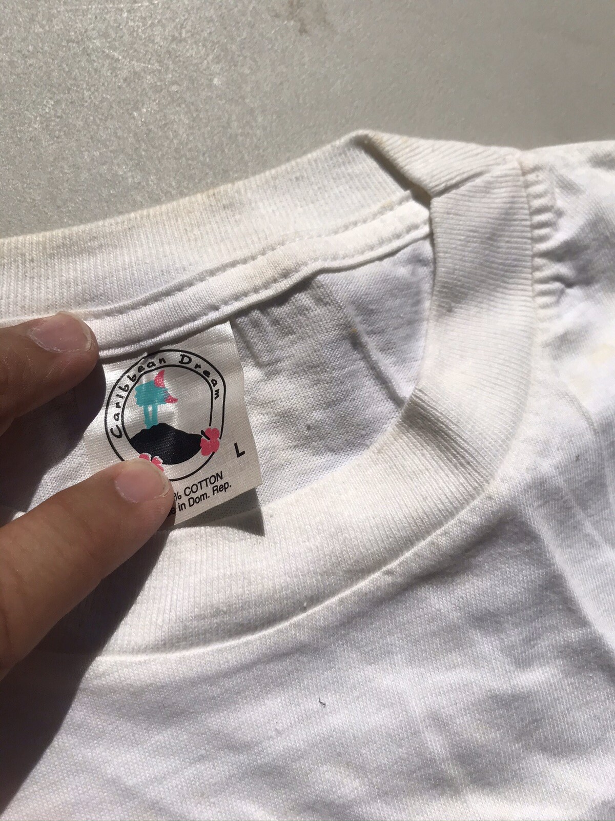 T shirt NBA Uomo Vintage BTLG Fila anni '90 Bianca l