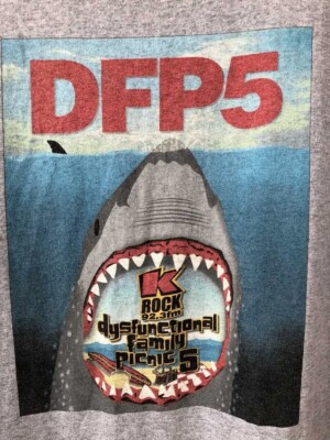Jane Addiction DFP5 2001 Concert T-Shirt 100% Cotton Short Sleeve ZL369