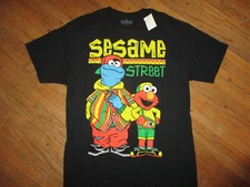 NWT SESAME STREET T SHIRT Retro 90s B-Boy Rap Hip Hop Urban Fashion Style MEDIUM