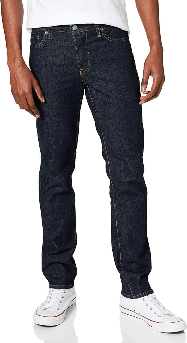 Levi s Men s Jeans 511 Red Tab Slim Fit Zip Fly Indigo Blue Rock