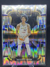 2024 Panini Select WNBA - Concourse Silver Flash Prizm #68 Brittney Griner